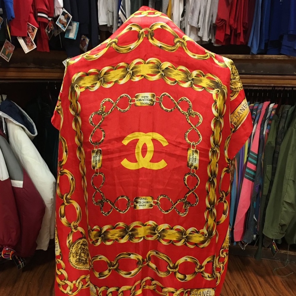 Vintage Chanel head scarf